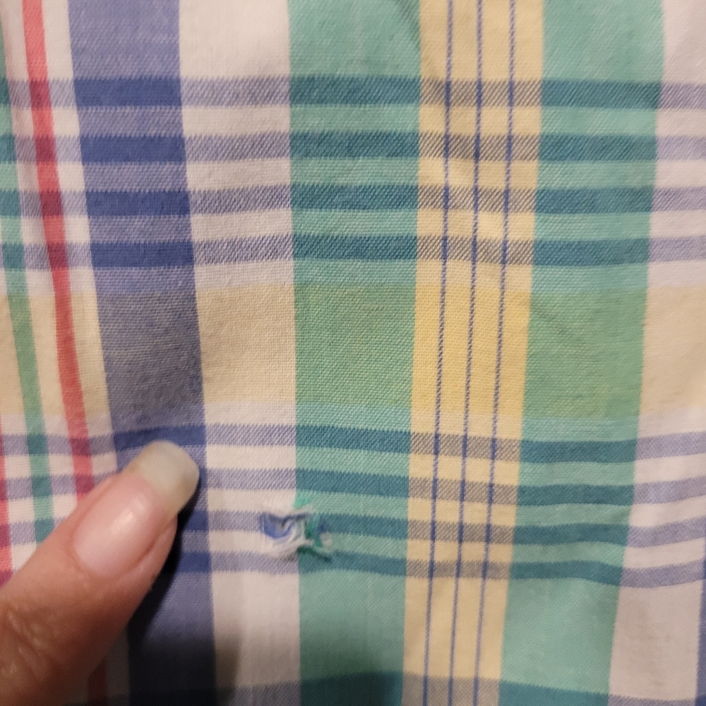 Vintage Plaid Pendleton Knockabouts 2 Piece Shirt and Short Set Size 16 - Picture 14 of 14